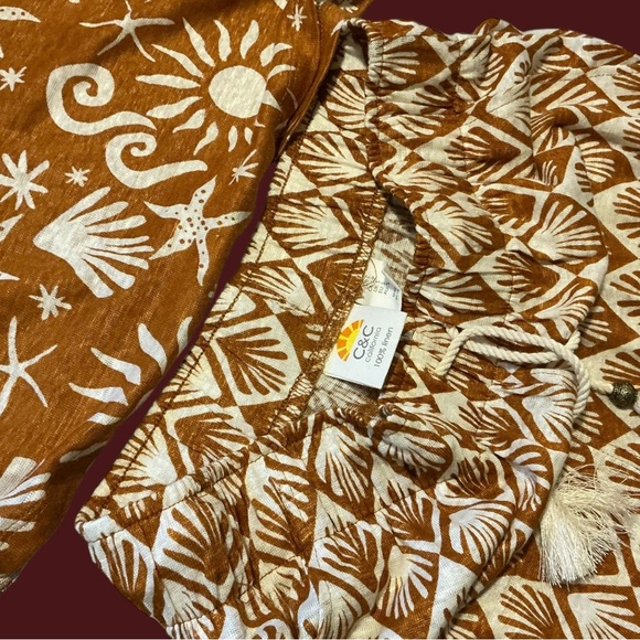 C&C California Earthy Patterned Set - Picture 3 of 7